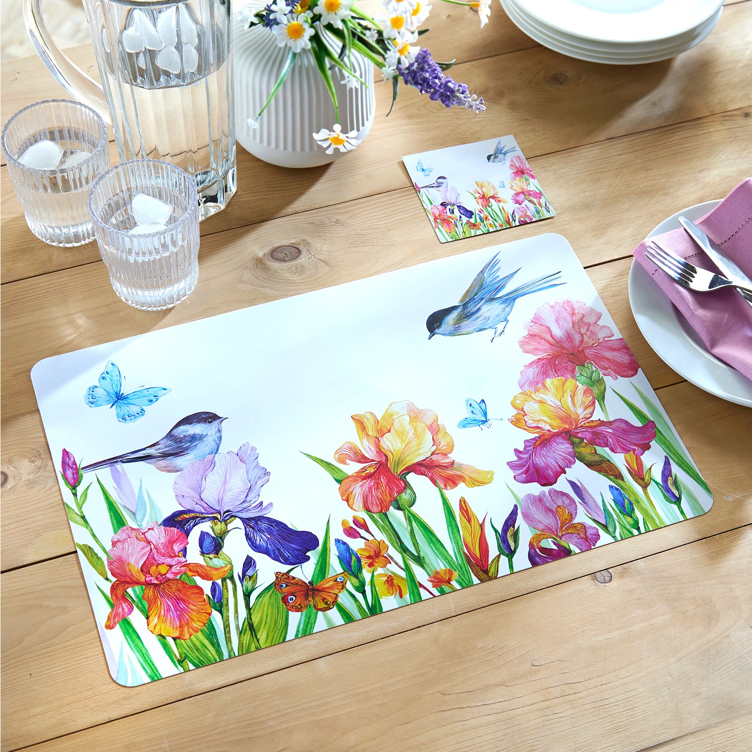 Set de table oiseaux Lot de 12